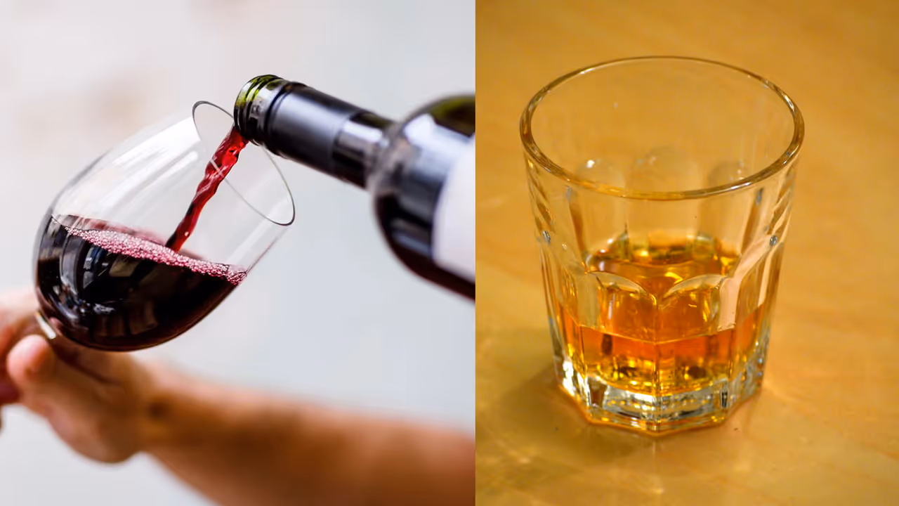व्हिस्की Vs वाइन व्हिस्की Vs वाइन