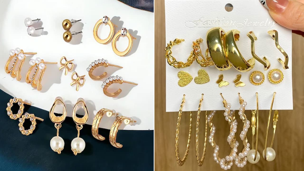 आर्टिफिशियल इयररिंग कॉम्बो आर्टिफिशियल इयररिंग कॉम्बो