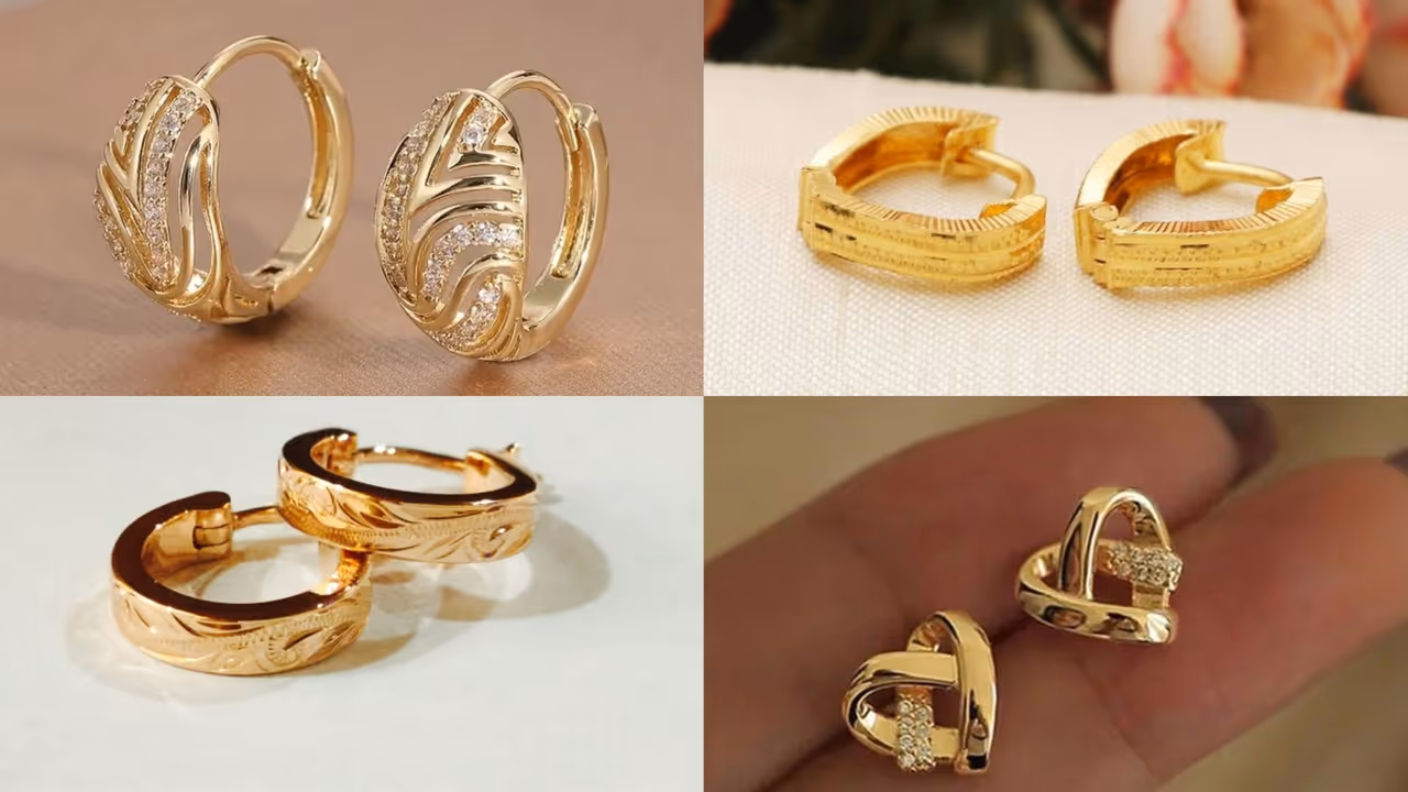 Gold earrings designs Gold earrings designs