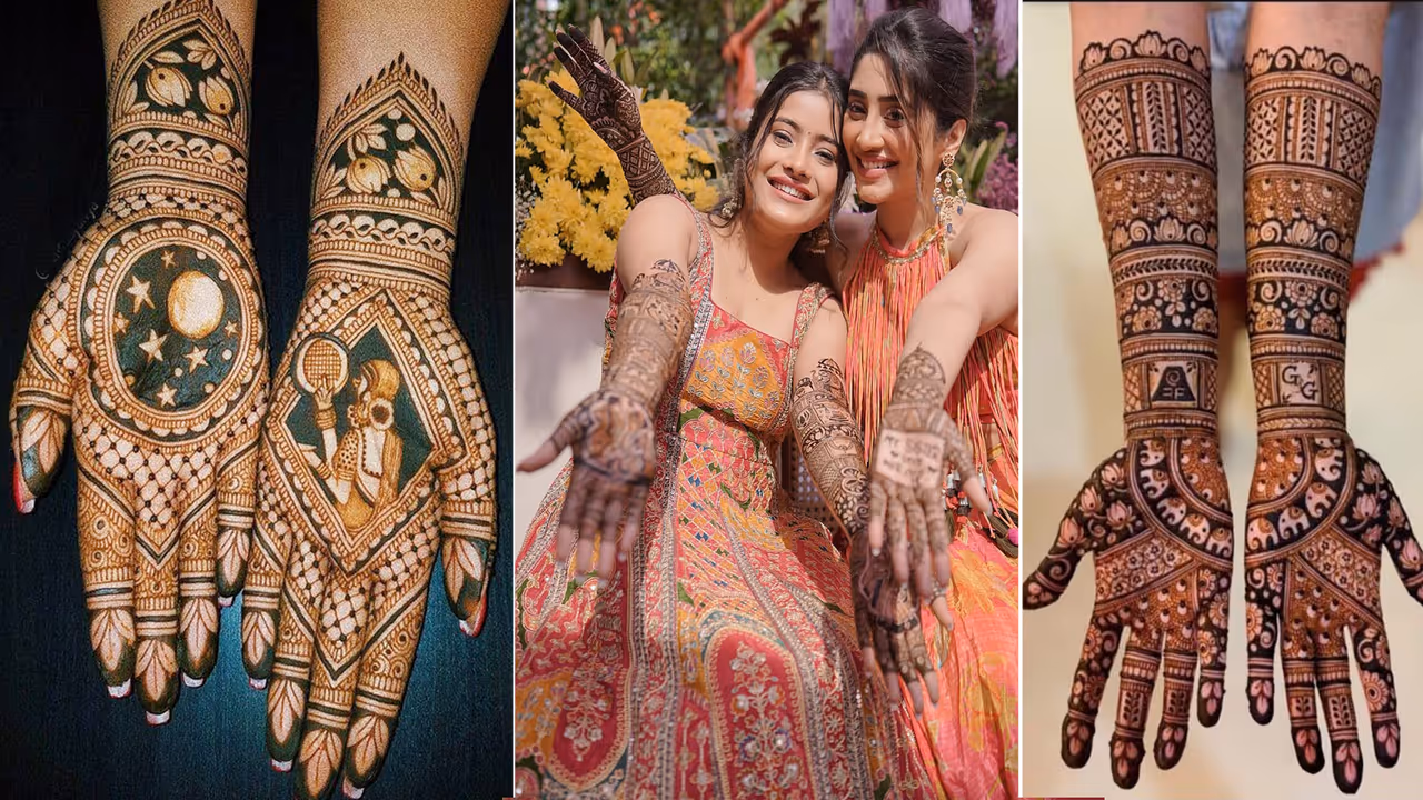 भरवा मेहंदी डिजाइंस भरवा मेहंदी डिजाइंस