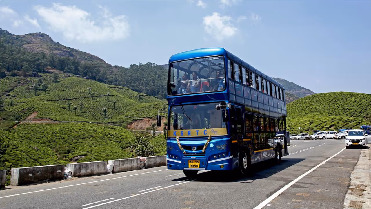 Ksrtc double decker munnar Ksrtc double decker munnar