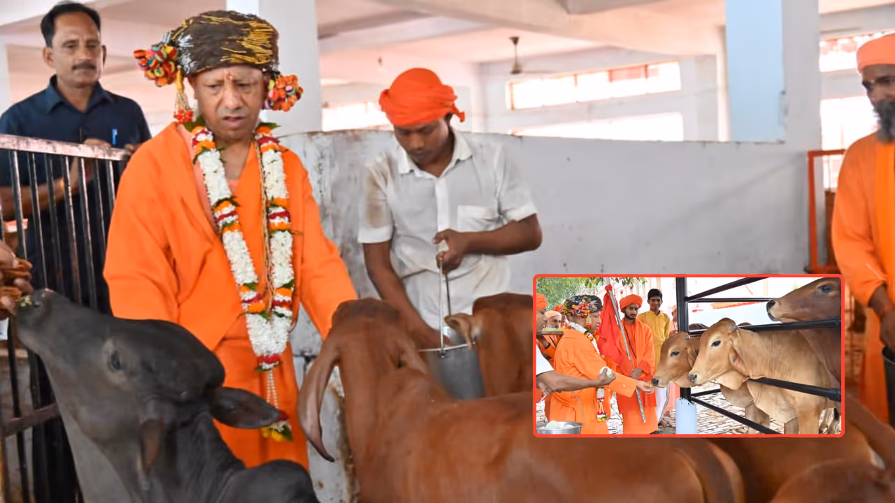vijayadashami gopujan gorakhnath temple yogi adityanath