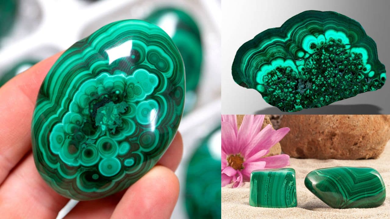 Malachite stone