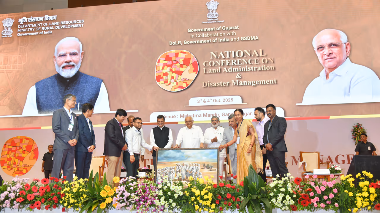 gandhinagar land administration disaster management