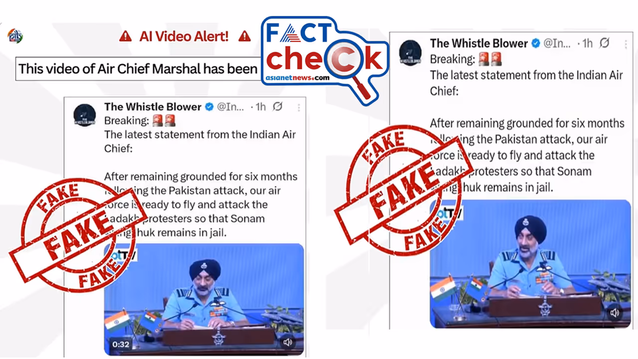 Air Chief Marshal Video Fact Check