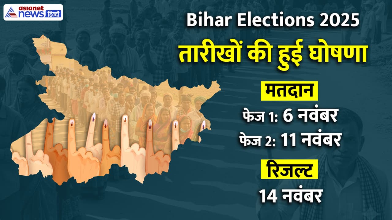 Bihar Election 2025 dates declaration Bihar Election 2025 dates declaration