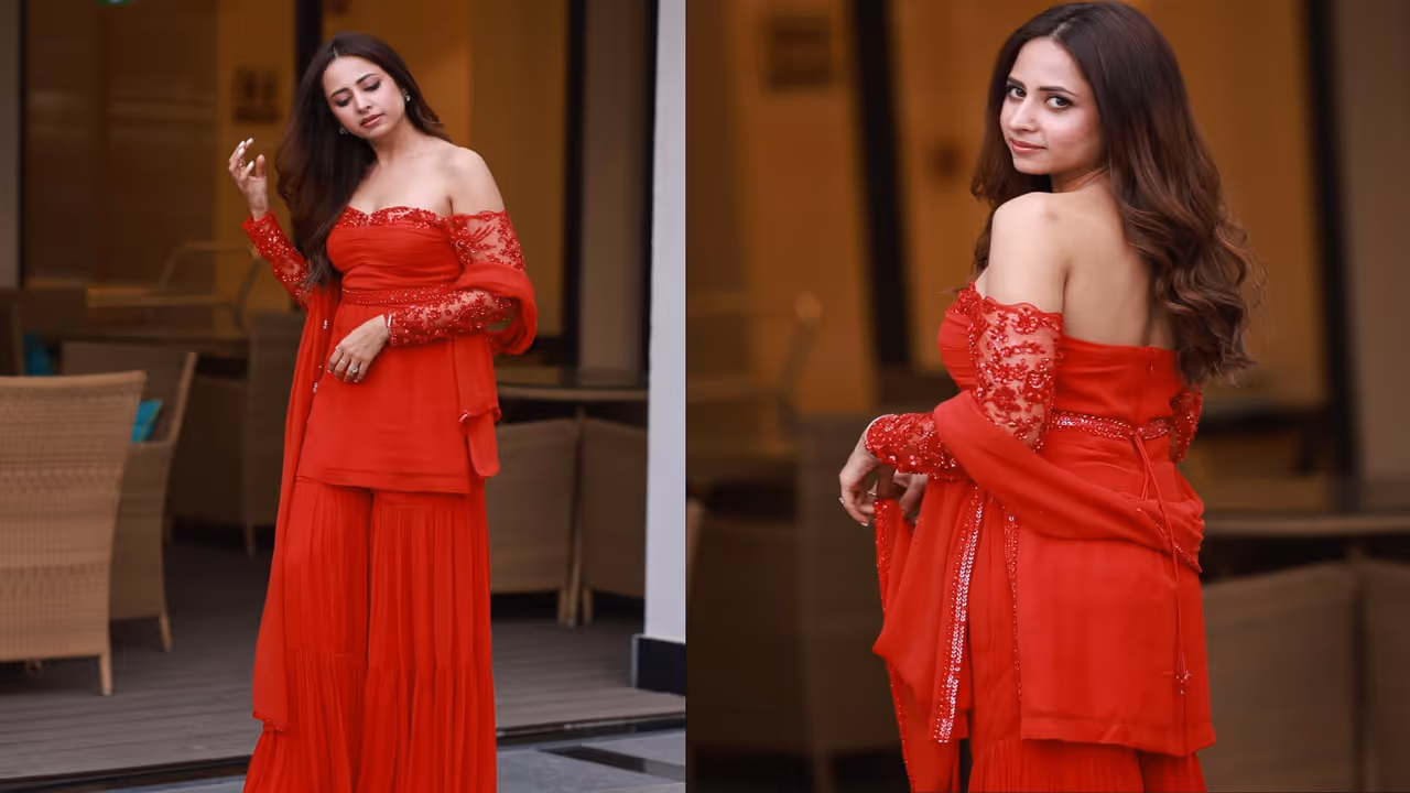 Sargun mehta suit designs