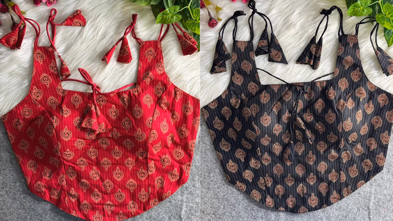 corset blouse with saree