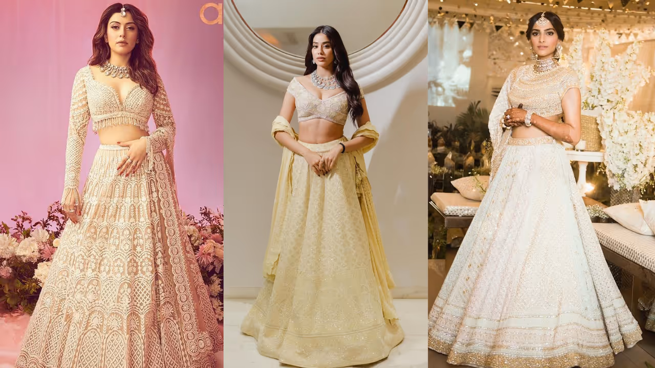 chikankari lehenga designs 