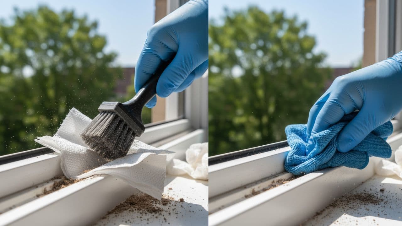 Window Track Cleaning