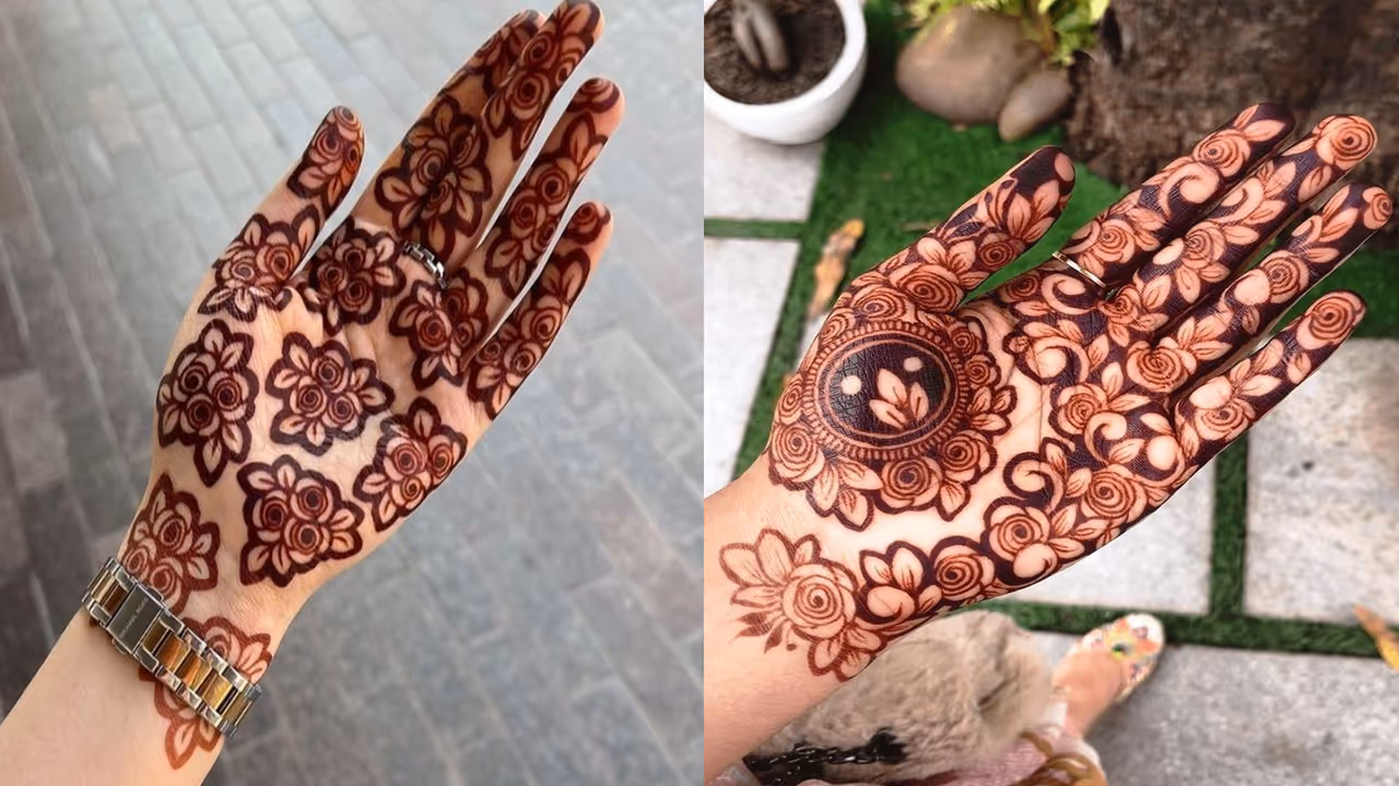 sticker mehendi designs