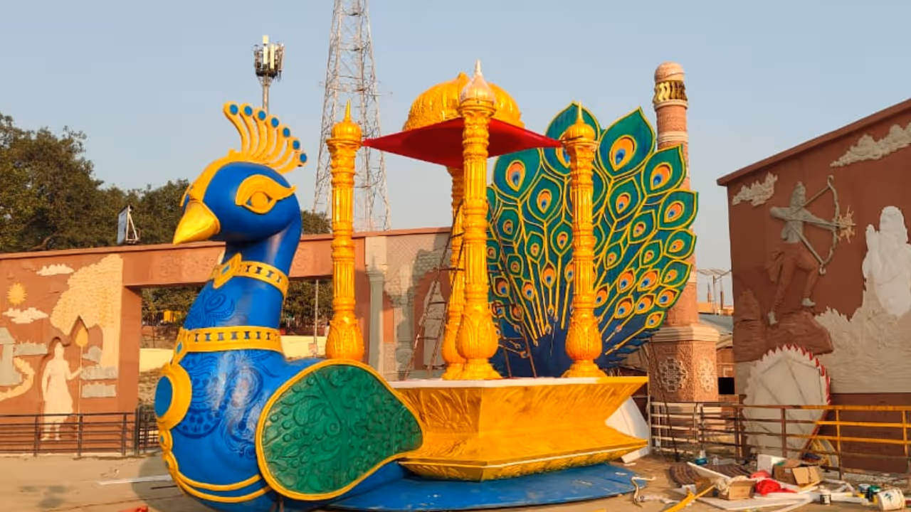 ayodhya deepotsav 2025 pushpak viman ram ki paidi