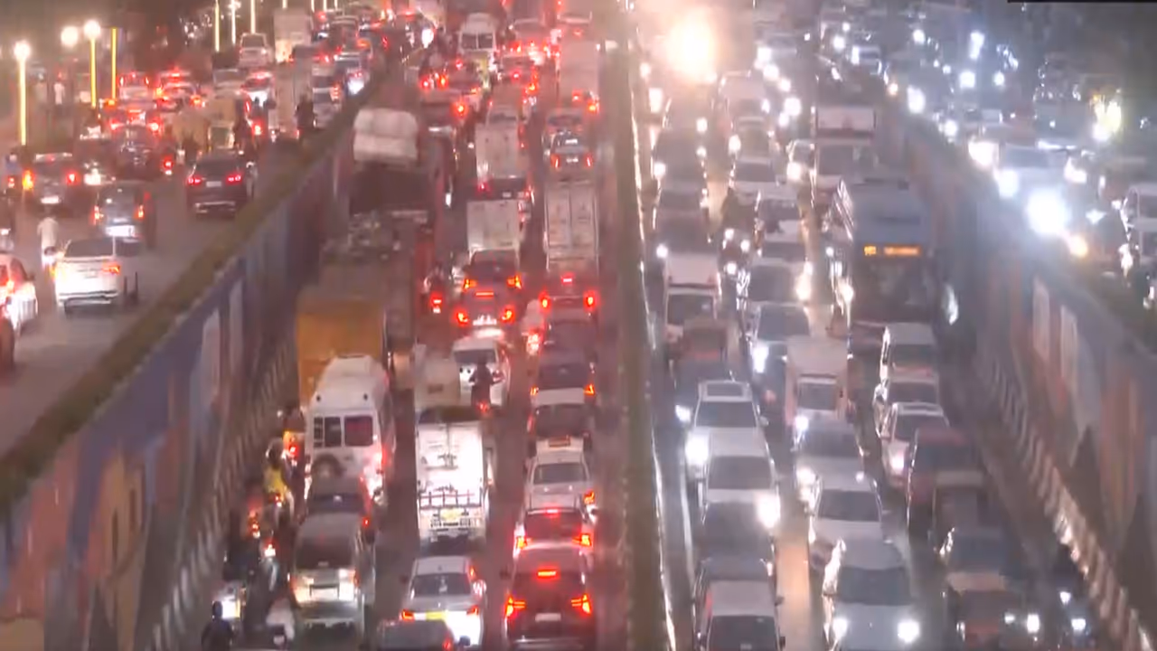 traffic jam in delhi ncr