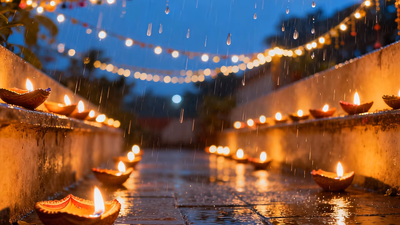 up diwali weather update 2025 cold alert