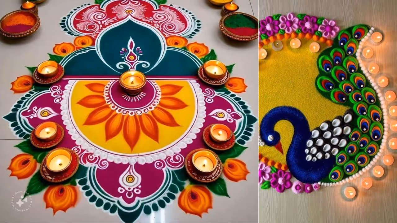 10 rangoli design for diwali 2025