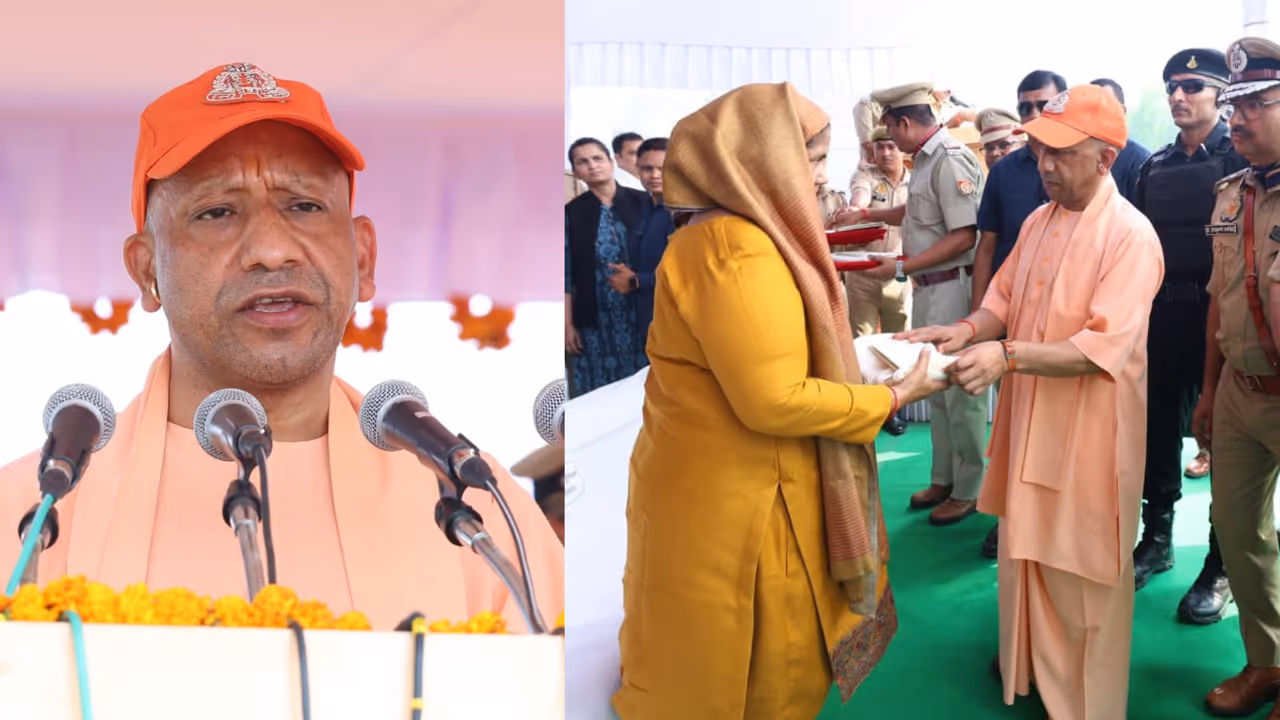 cm yogi adityanath tributes up police martyrs smriti diwas 2025