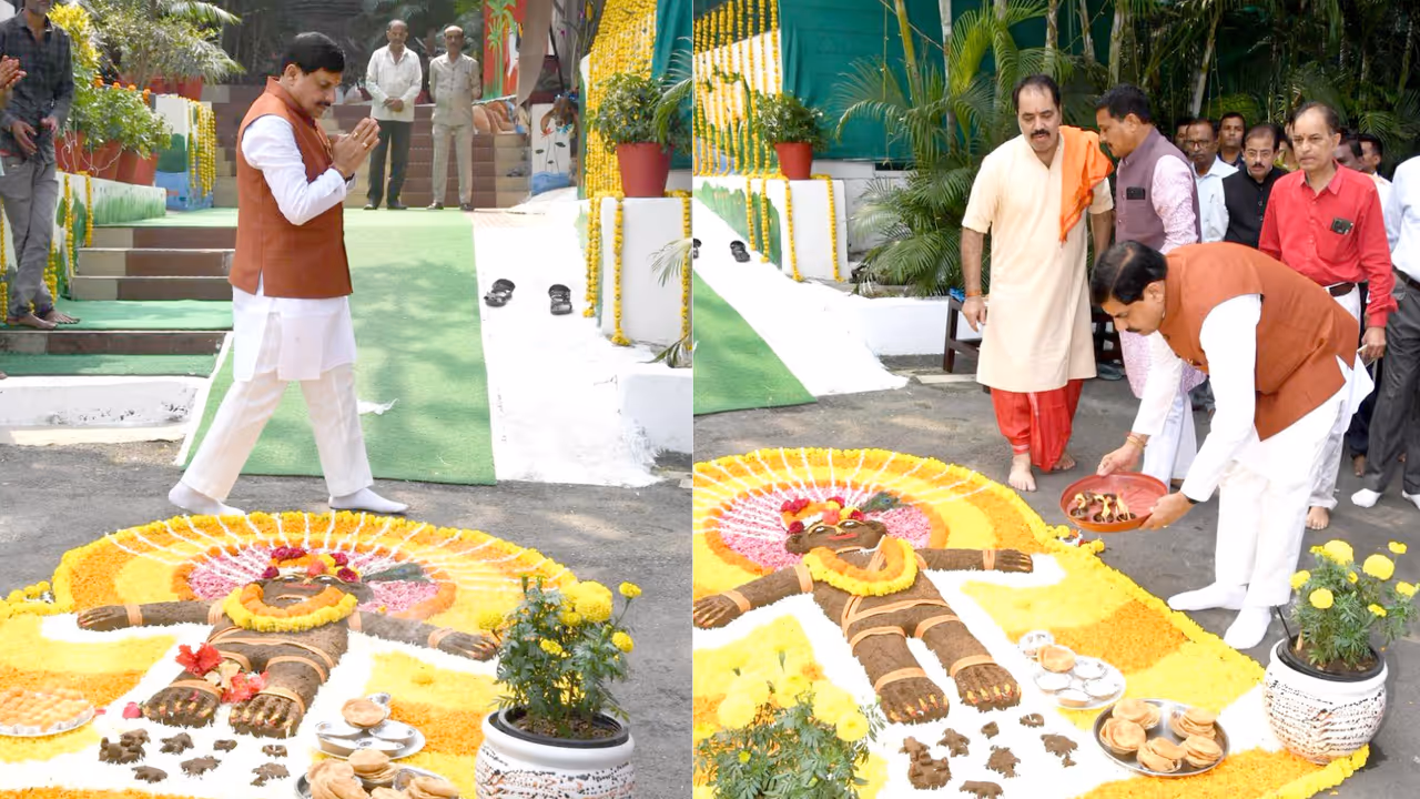 cm mohan yadav govardhan puja ujjain 2025