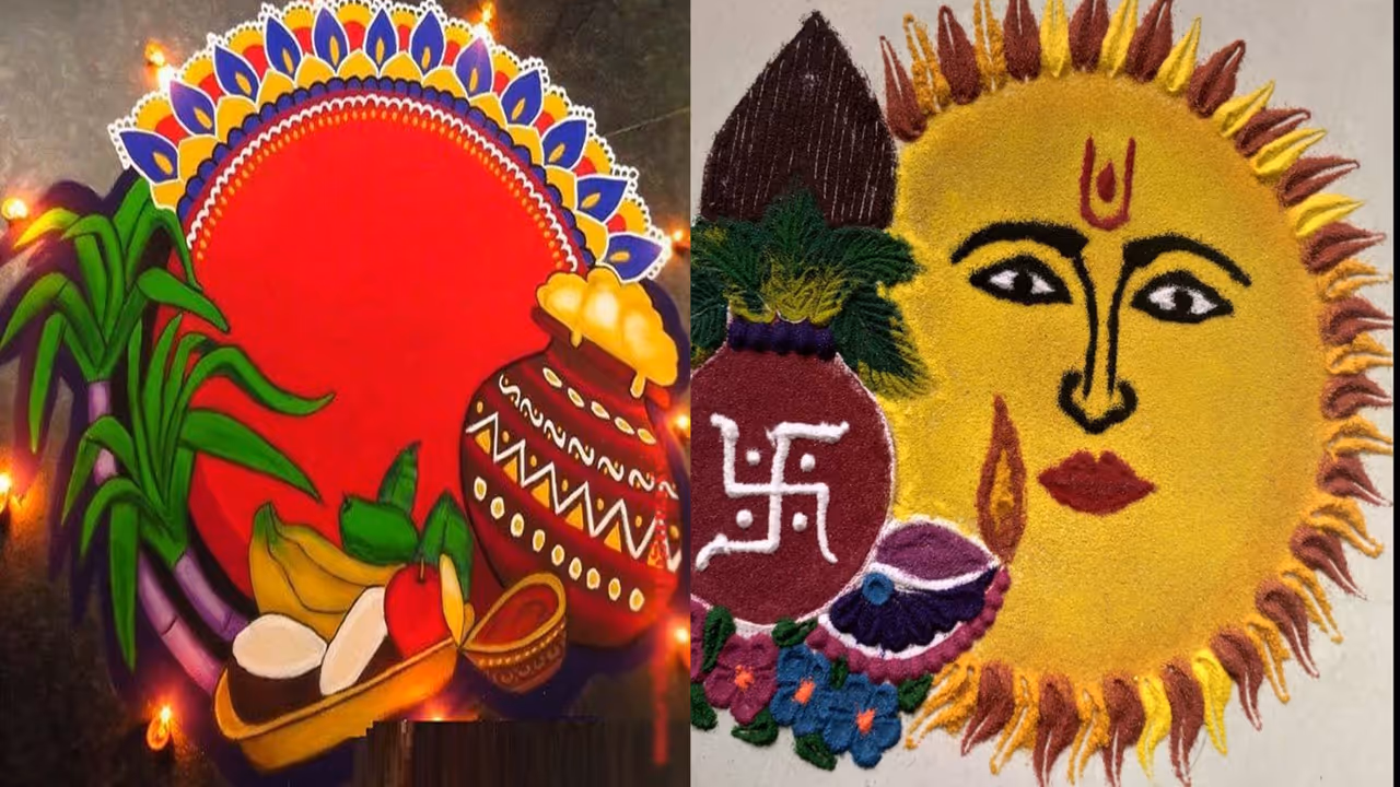chhath puja rangoli designs 