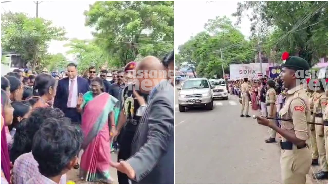 President Droupadi Murmu in Kerala President Droupadi Murmu in Kerala