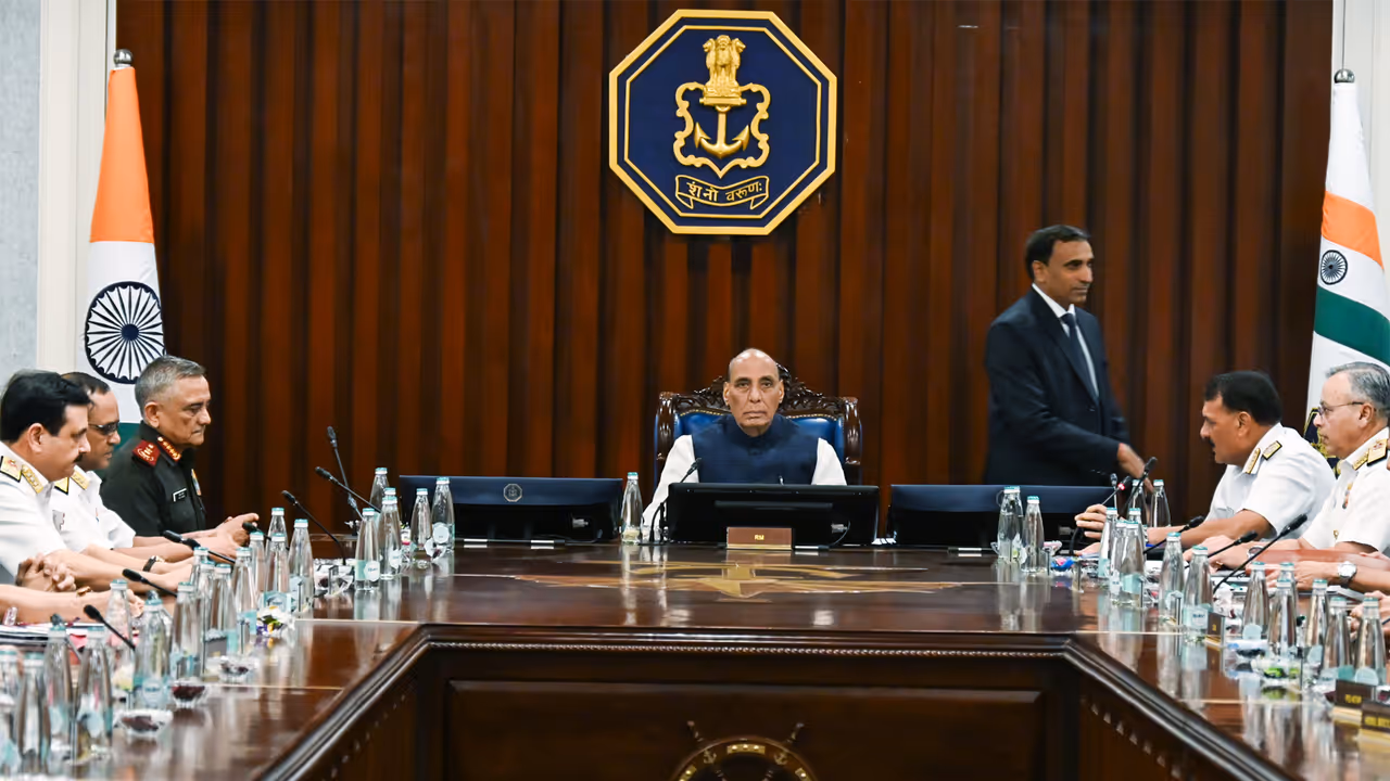 Rajnath Singh at DAC Meeting