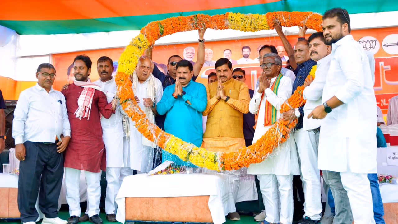 bihar election mohan yadav nda rally sudarshan chakra speech bihar election mohan yadav nda rally sudarshan chakra speech