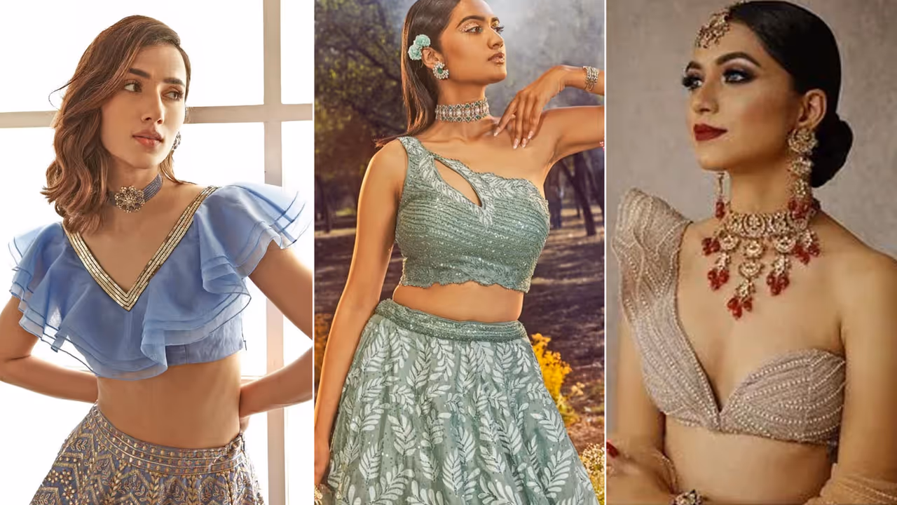 बस्ट साइज के लिए बेस्ट ब्लाउज नेकलाइन