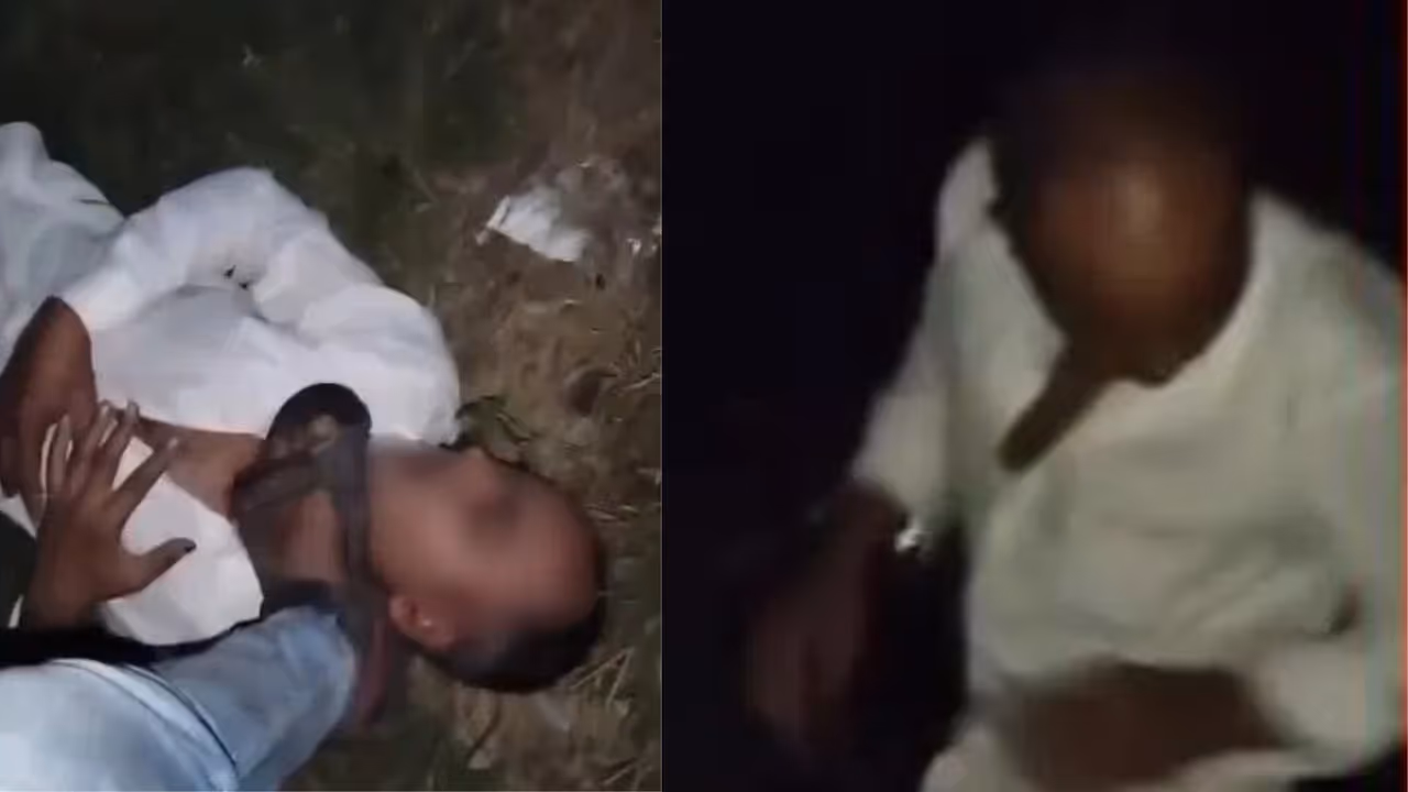 up etawah dalit youth beaten video viral sc st case