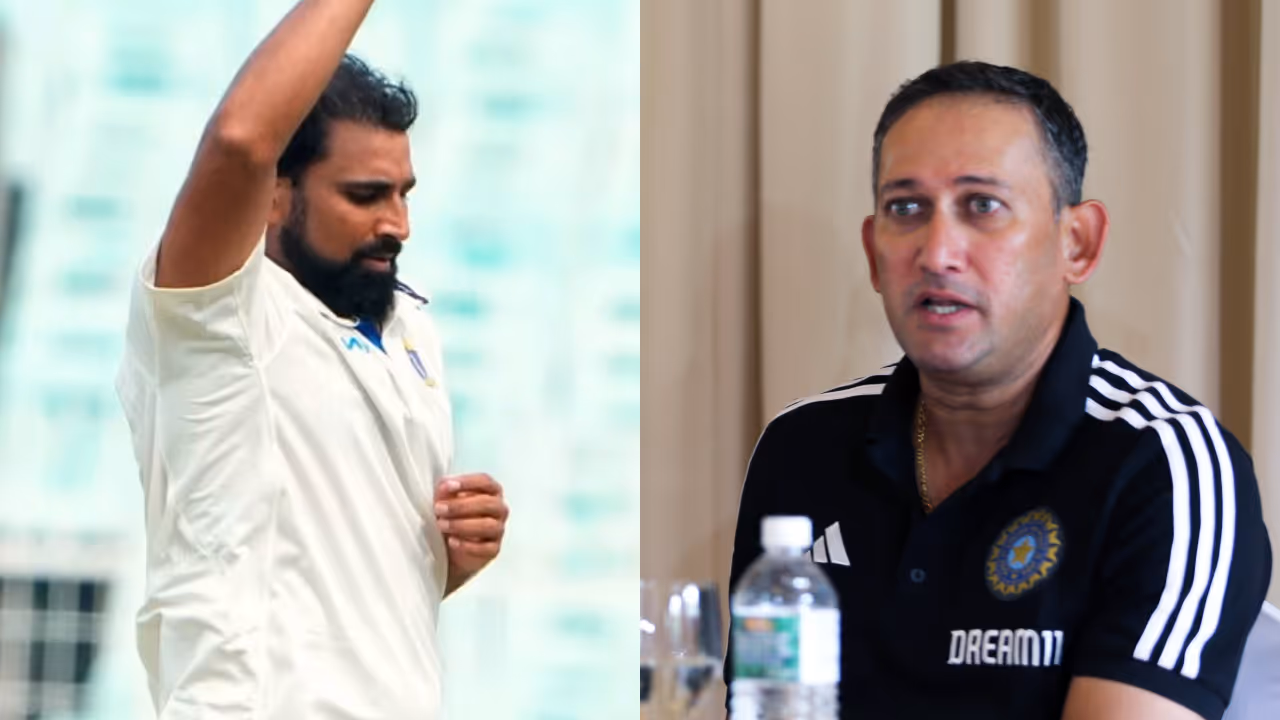 Mohammed Shami and Ajit Agarkar Mohammed Shami and Ajit Agarkar