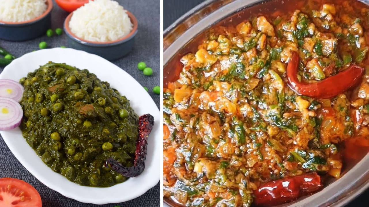 हरी पत्तेदार सब्जी 