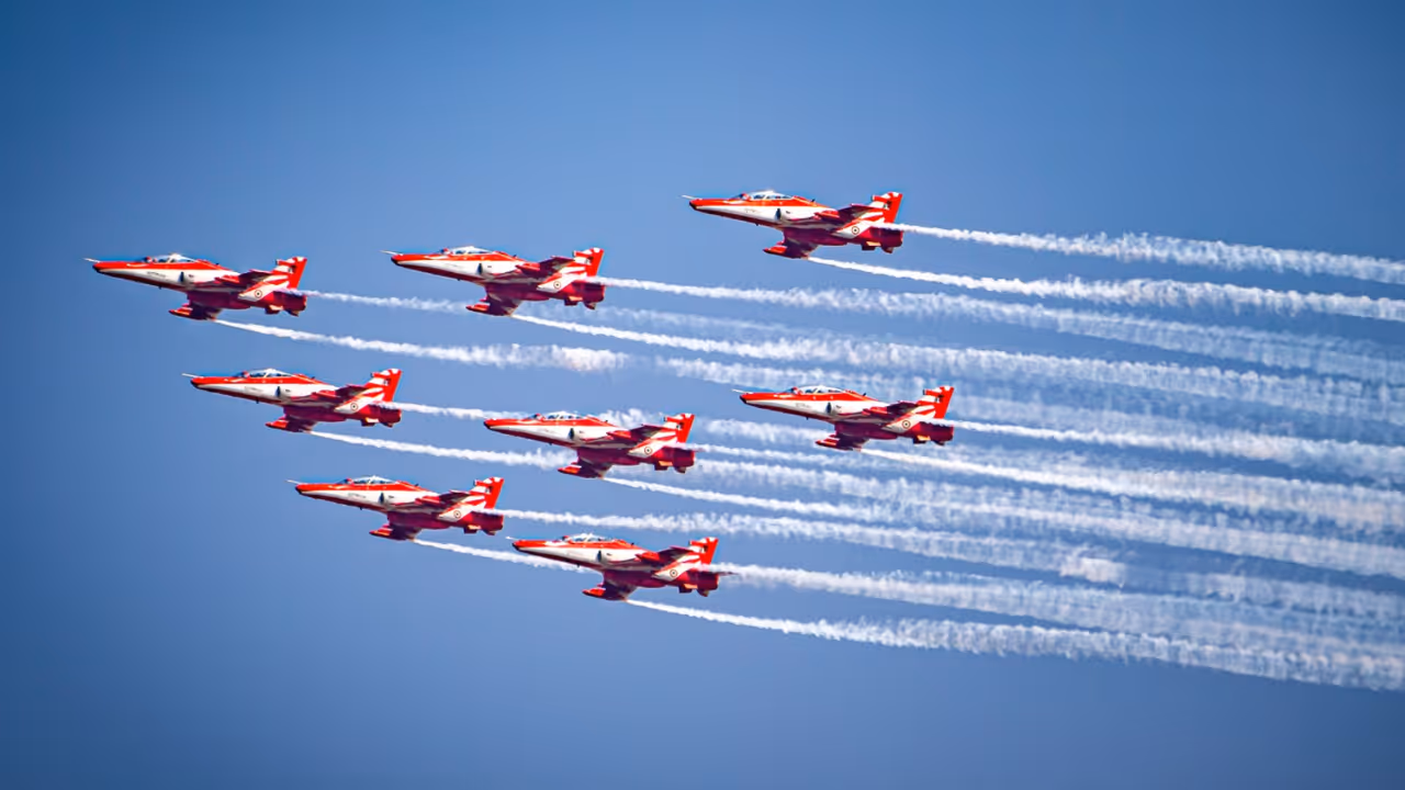 chhattisgarh silver jubilee suryakiran air show in nava raipur