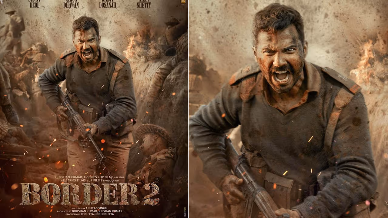 varun dhawan first look from sunny deol film border 2