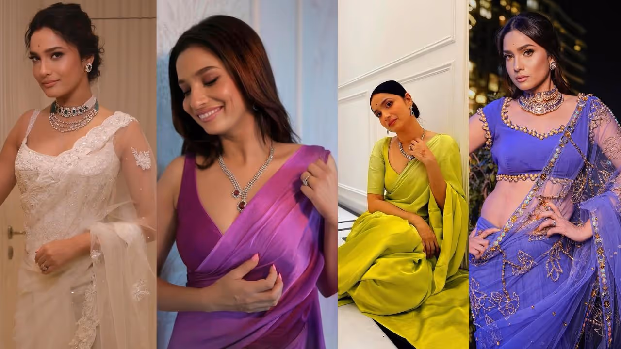 Ankita Lokhande fashionable blouse design