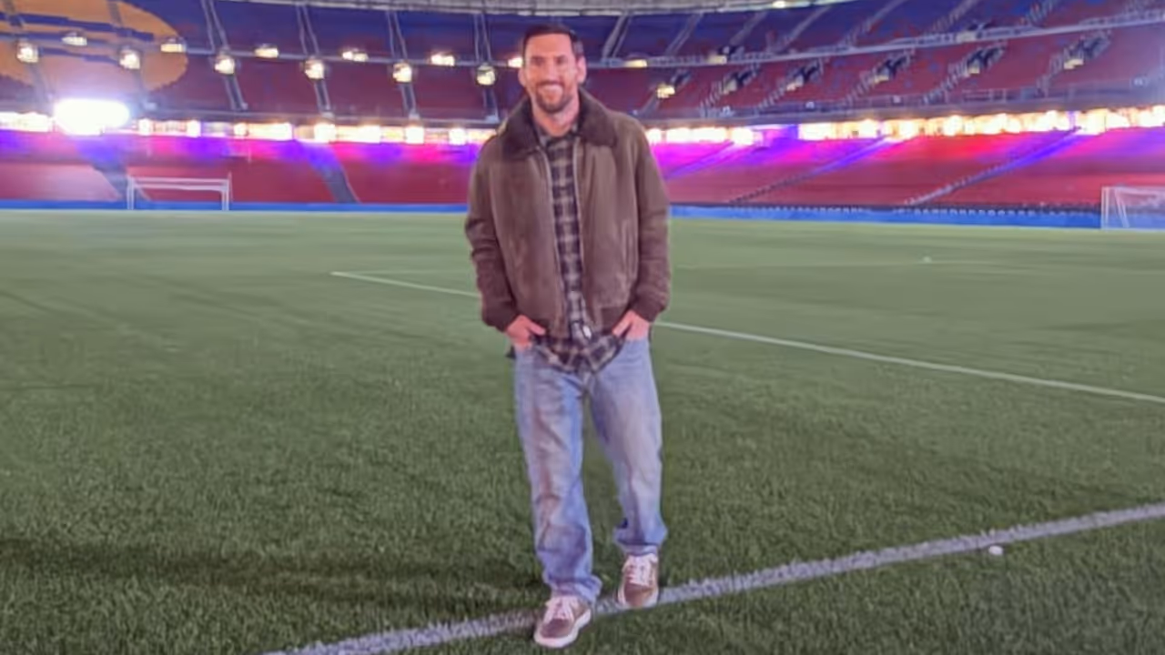 Leo Messi at Camp Nou Leo Messi at Camp Nou