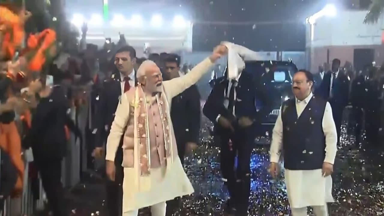 Bihar Elections: PM Modi at BJP headquarters in Delhi