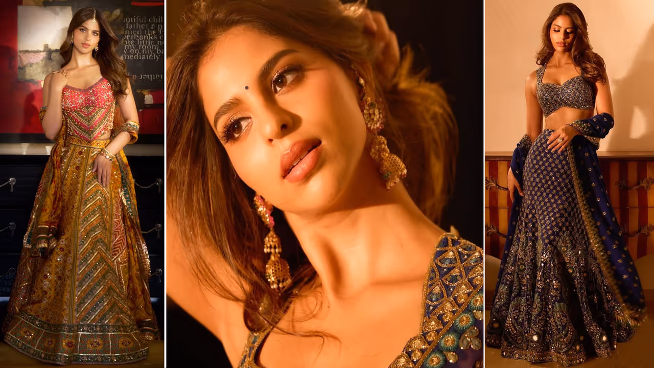 सुहाना खान सितारा लहंगा डिजाइन