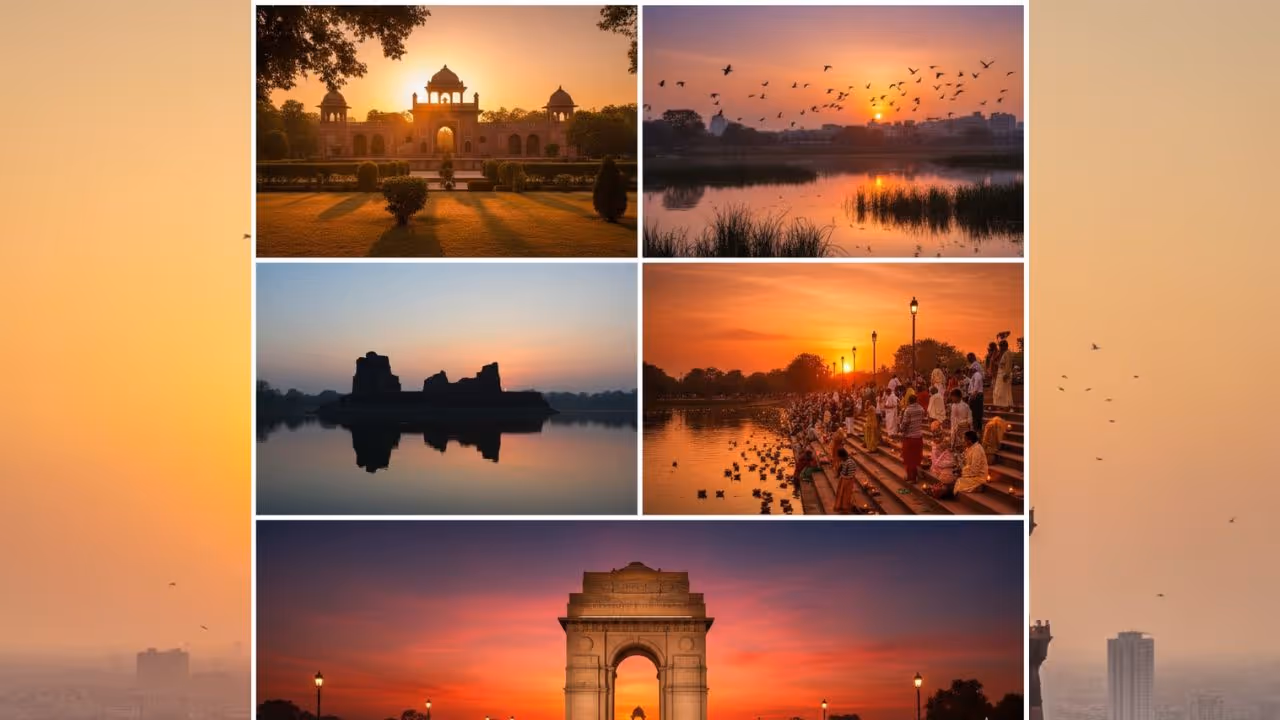 Delhi Winter Sunset Spots Delhi Winter Sunset Spots