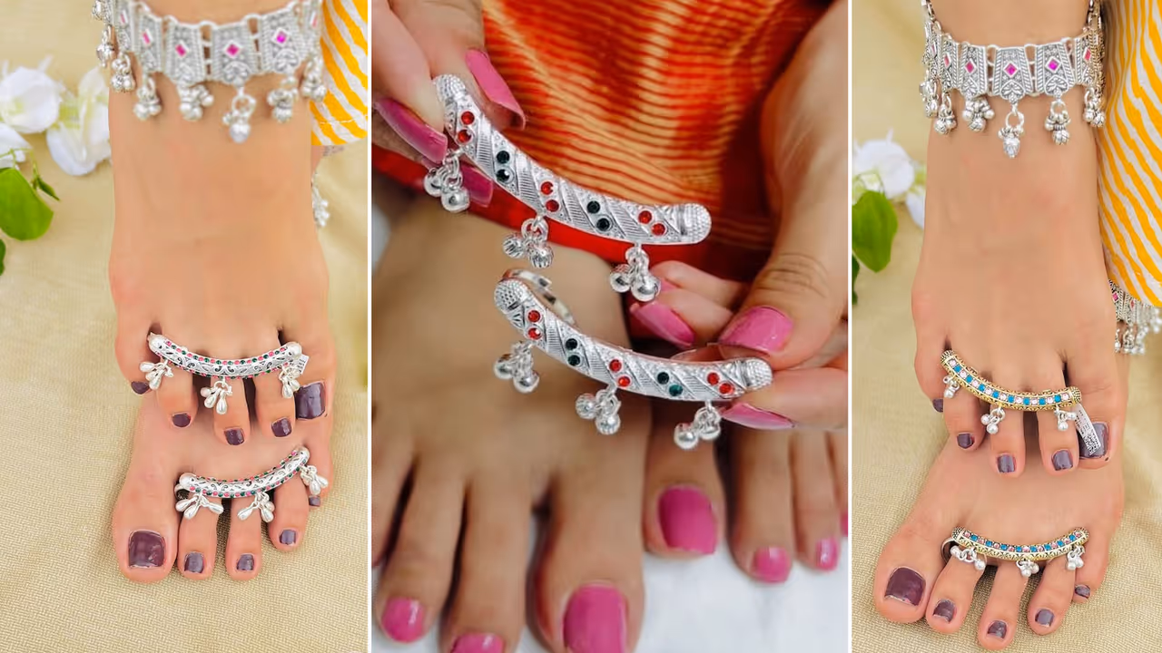 ब्राइडल सिल्वर बिछिया डिजाइंस ब्राइडल सिल्वर बिछिया डिजाइंस