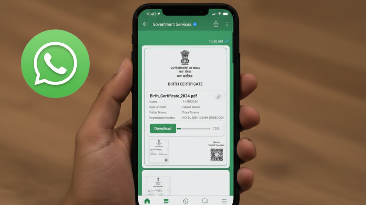 birth death certificate on whatsapp service started