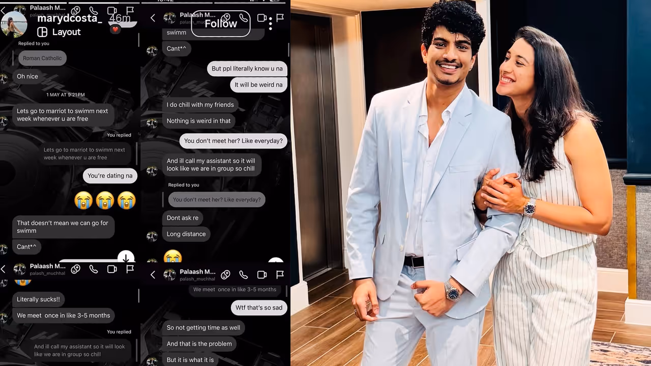 Palash Muchhal leaked chat