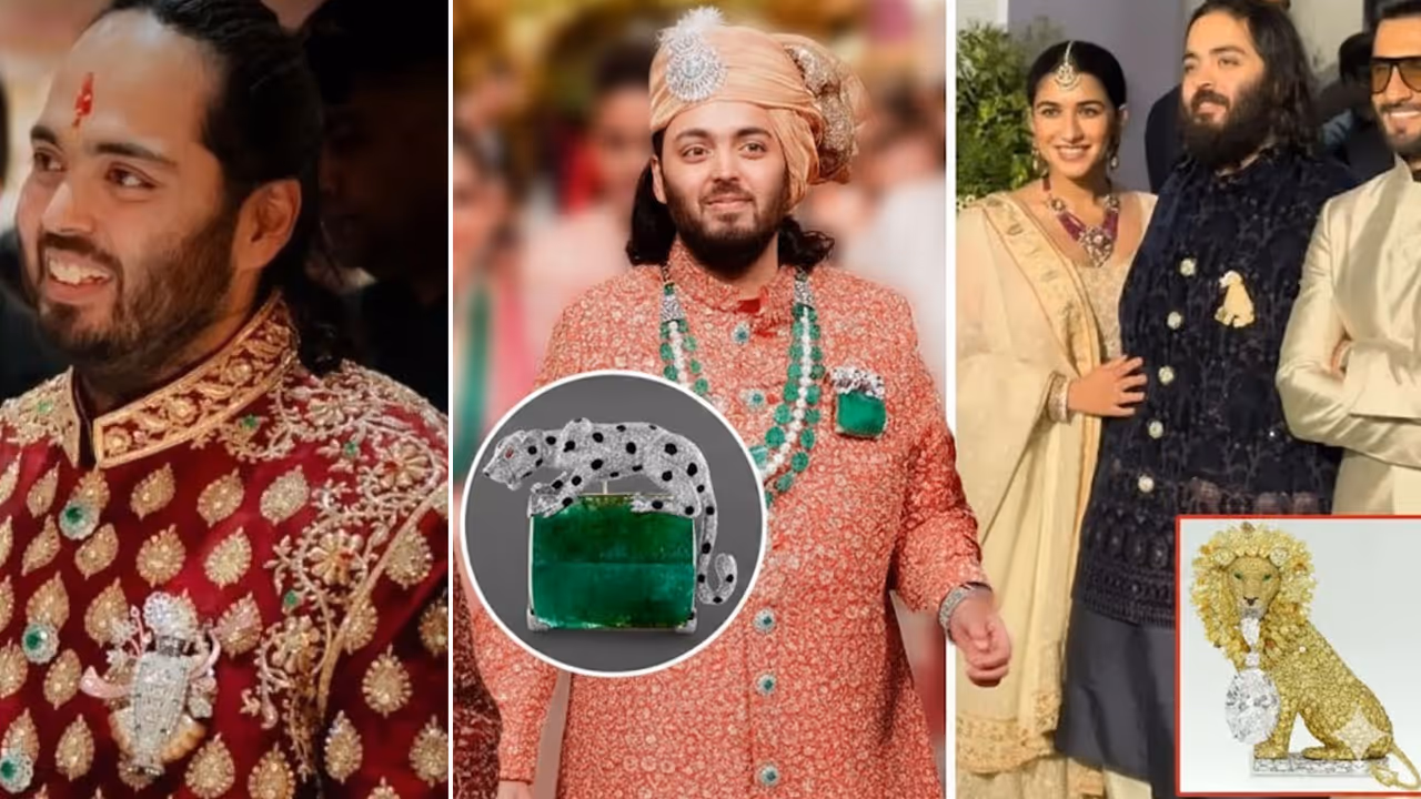 अनंत अंबानी ब्रोच डिजाइंस 