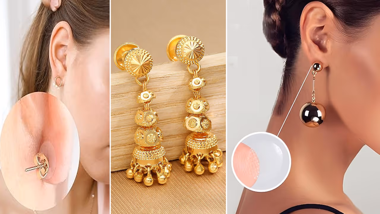 इयररिंग सपोर्ट के लिए इयरलोब