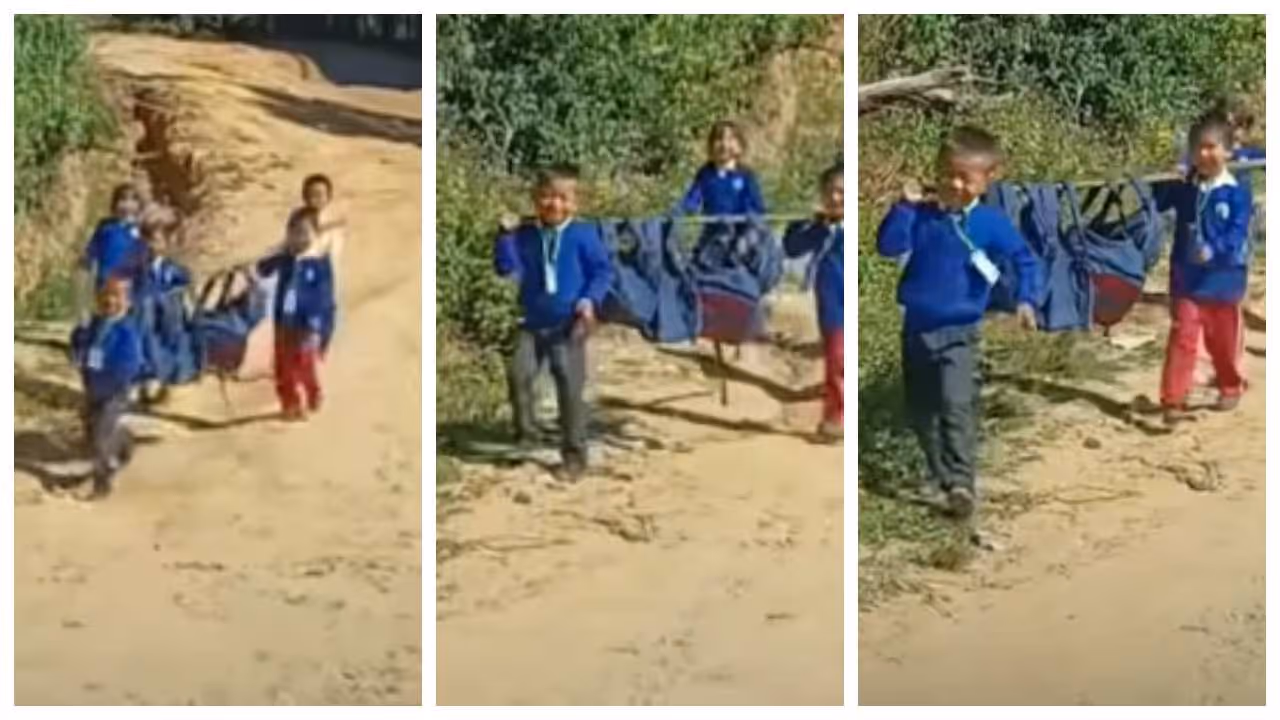 childrens reducing the weight of bags