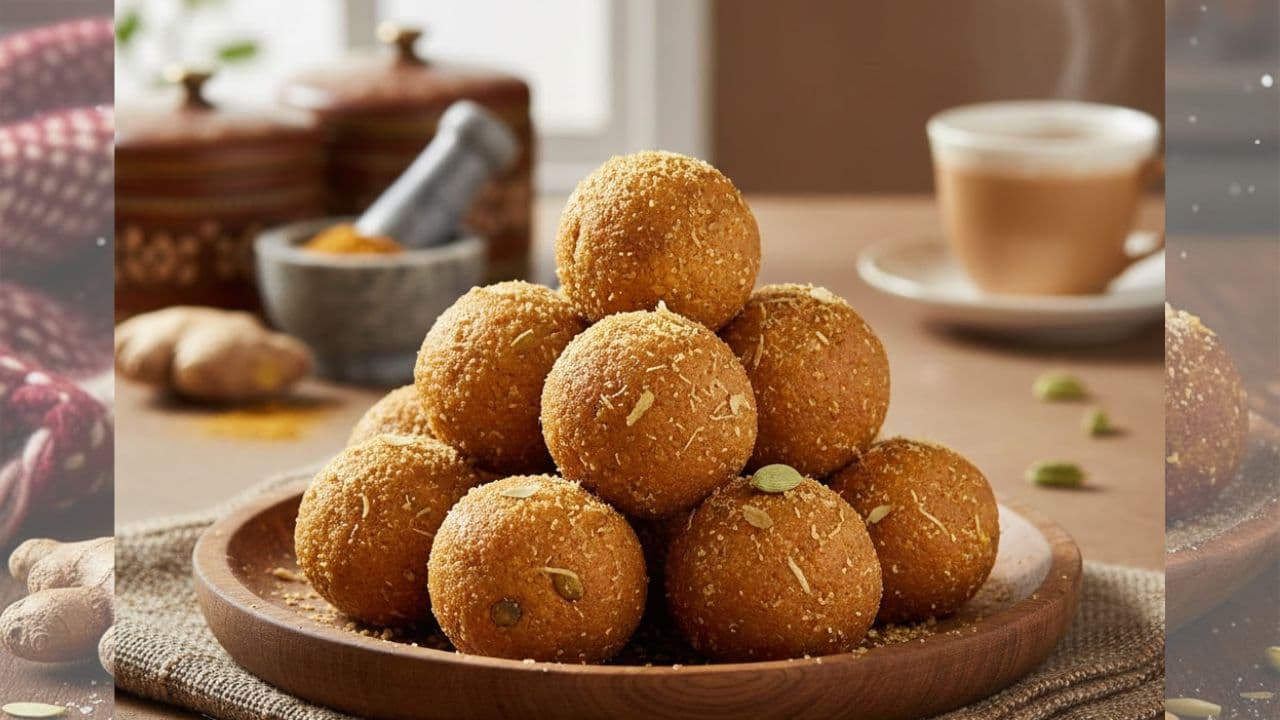 fix spicy dry ginger laddu