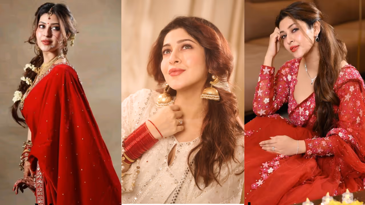 sonarika bhadoria hairstyle 