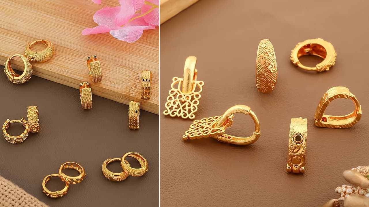 18ct Gold Bali Earrings in 2 grams 18ct Gold Bali Earrings in 2 grams