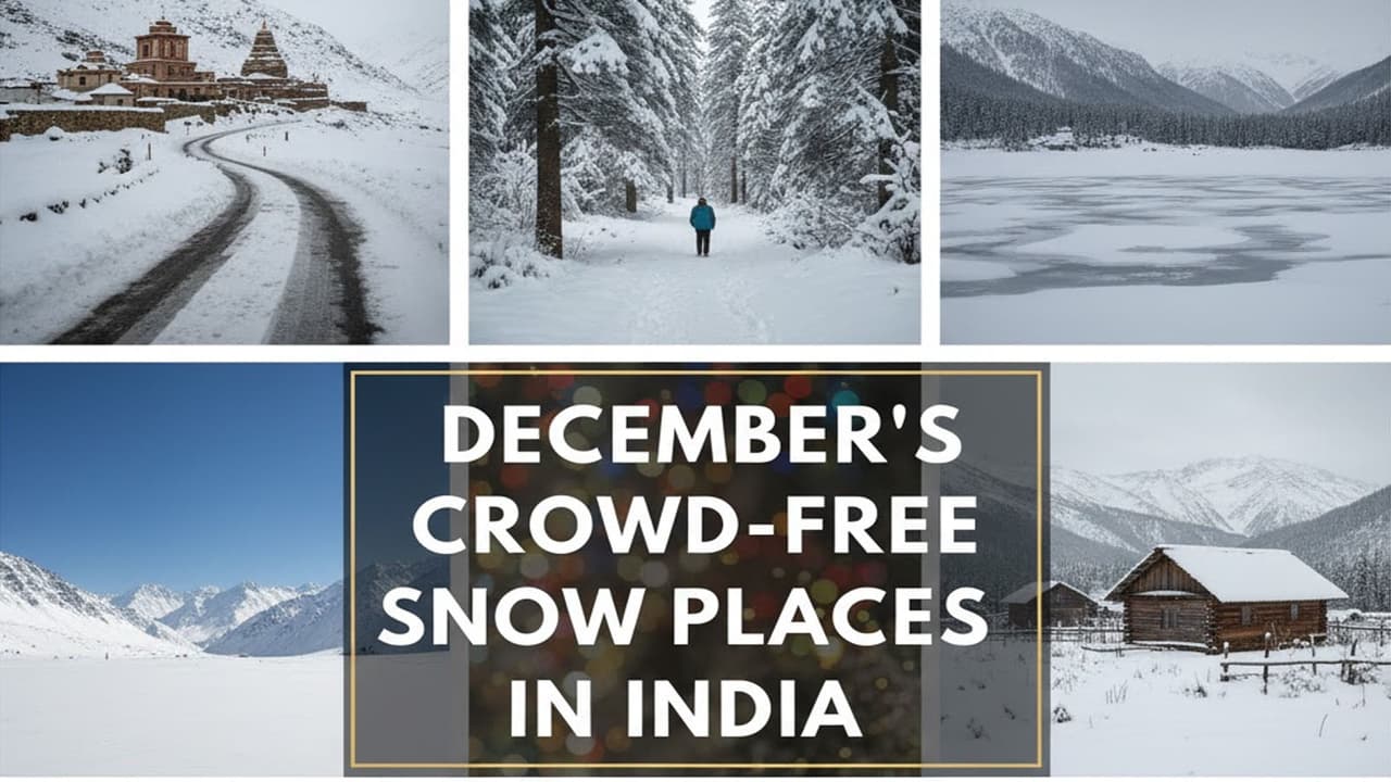 दिसंबर ट्रैवल स्नोफॉल डेस्टिनेशन 