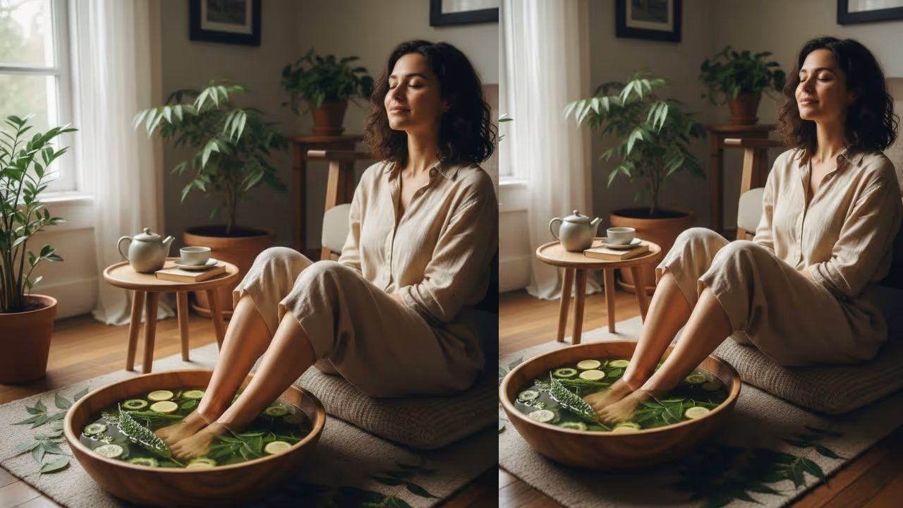 karela and neem foot therapy for good skin karela and neem foot therapy for good skin