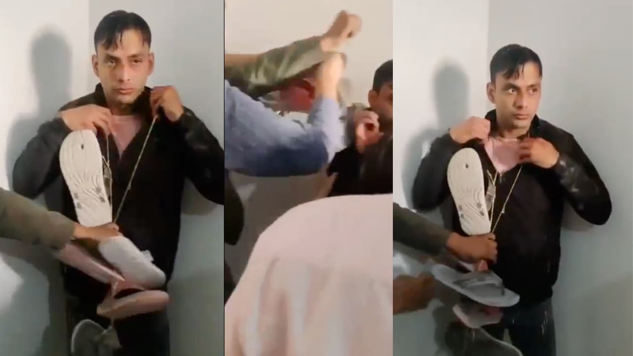 saharanpur youth slipper garland humiliation video