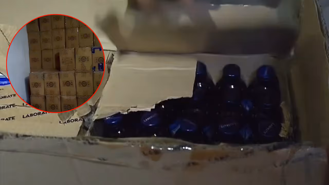 up varanasi cough syrup smuggling sujabad raid up varanasi cough syrup smuggling sujabad raid