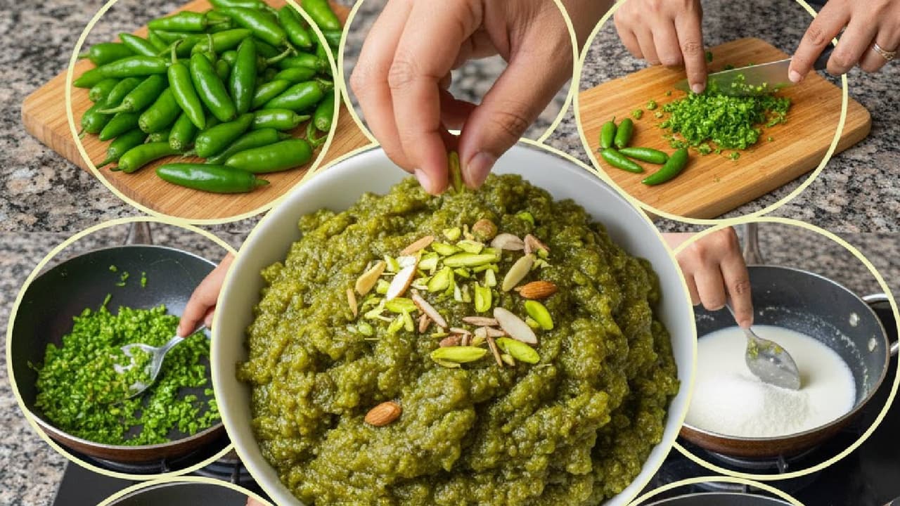 green chilli halwa green chilli halwa